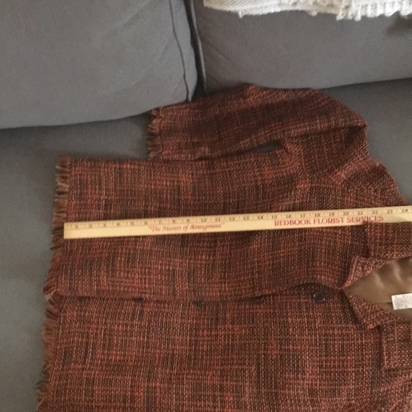 C.L.O.T.H.E.S. Orange, brown and gold jacket - Picture 10 of 10